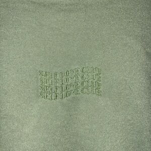 Brooklyn Cloth Sage Green Pullover Sweatshirt Sz M Self Love Club